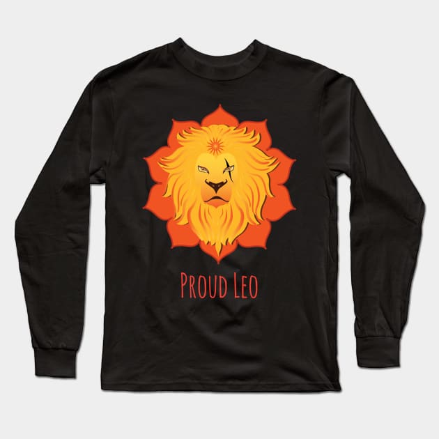 Proud Leo Long Sleeve T-Shirt by emma17